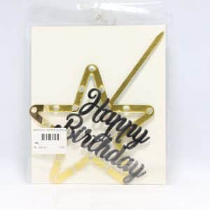 Happy Birthday Topper (Acrylic) | By Chefiality.pk