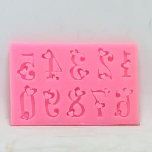 Silicon Funky Number Mold | By Chefiality.pk