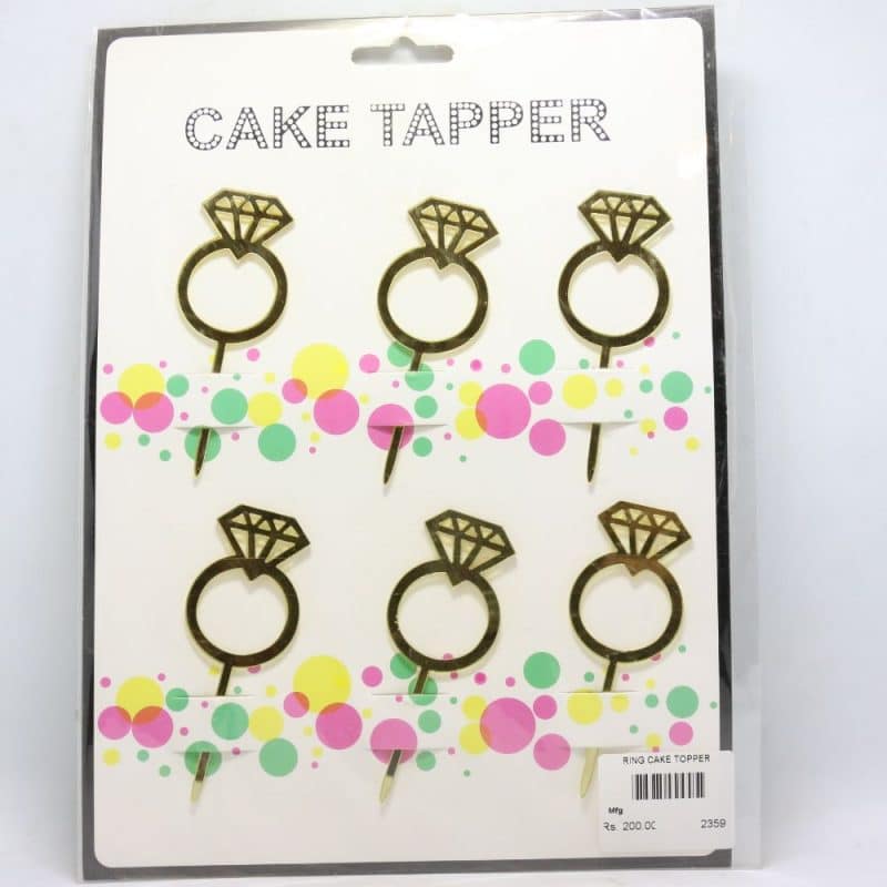 Ring cake Topper | By Chefiality.pk
