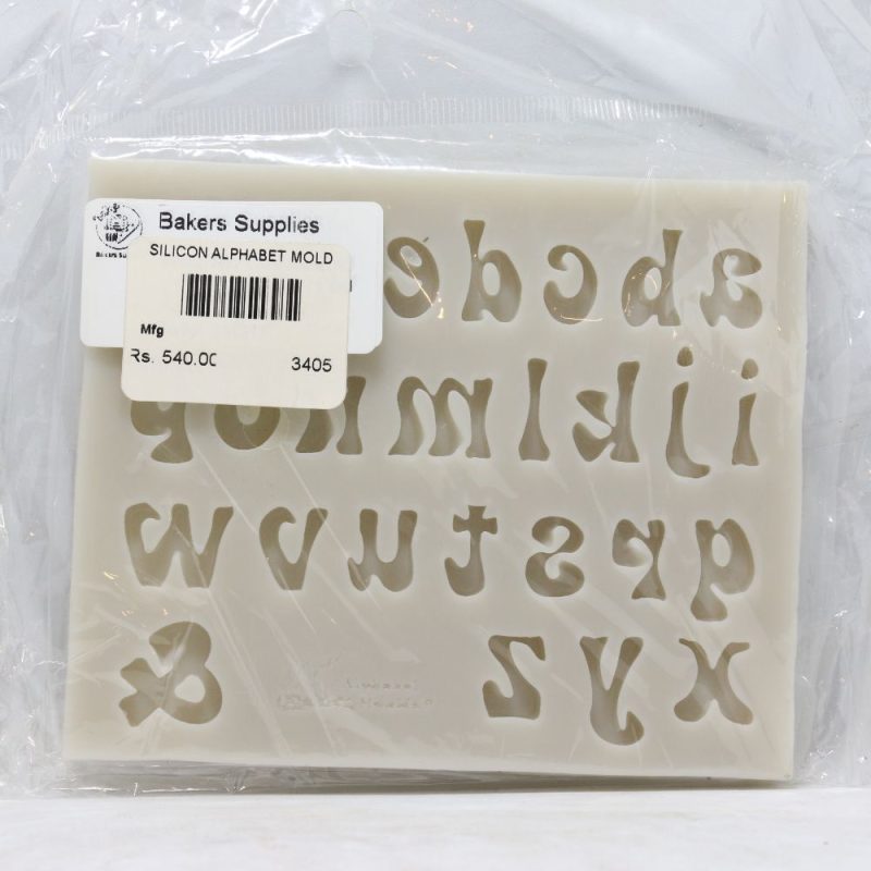 Silicon Alphabet Mold | By Chefiality.pk