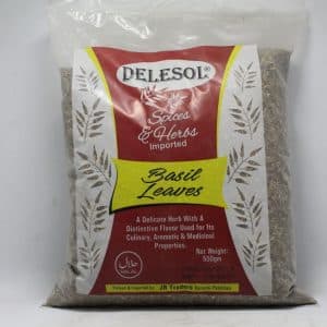 Delesol Basil Leaves 500gm | By Chefiality.pk