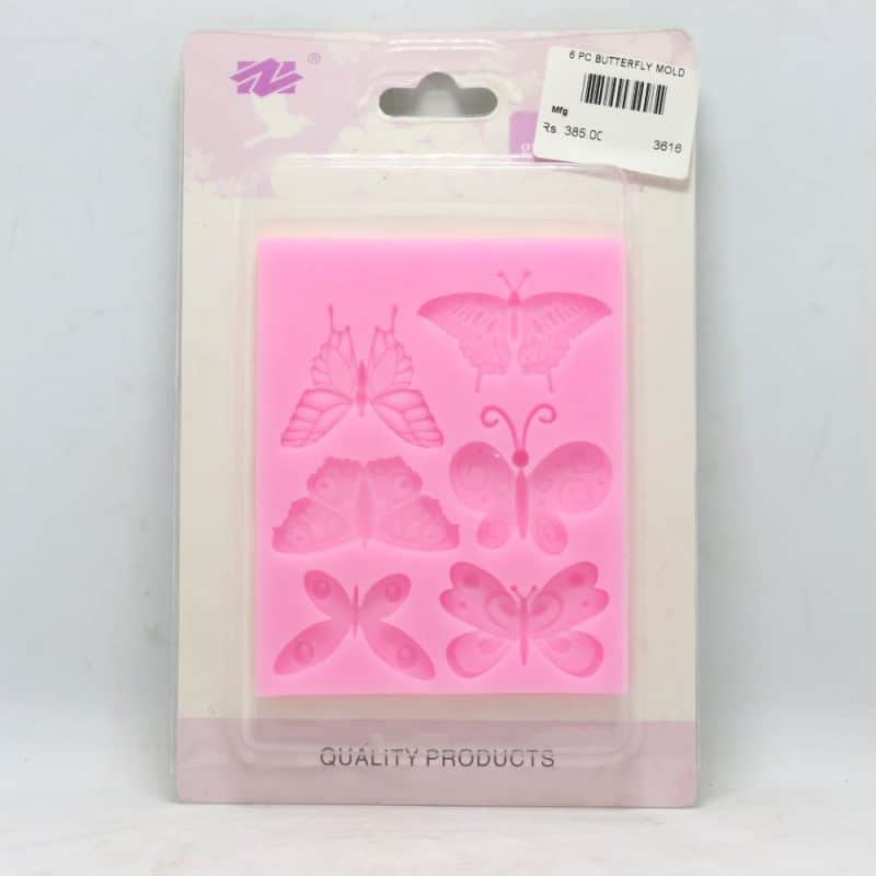 6 Pc Butterfly Mold | By Chefiality.pk