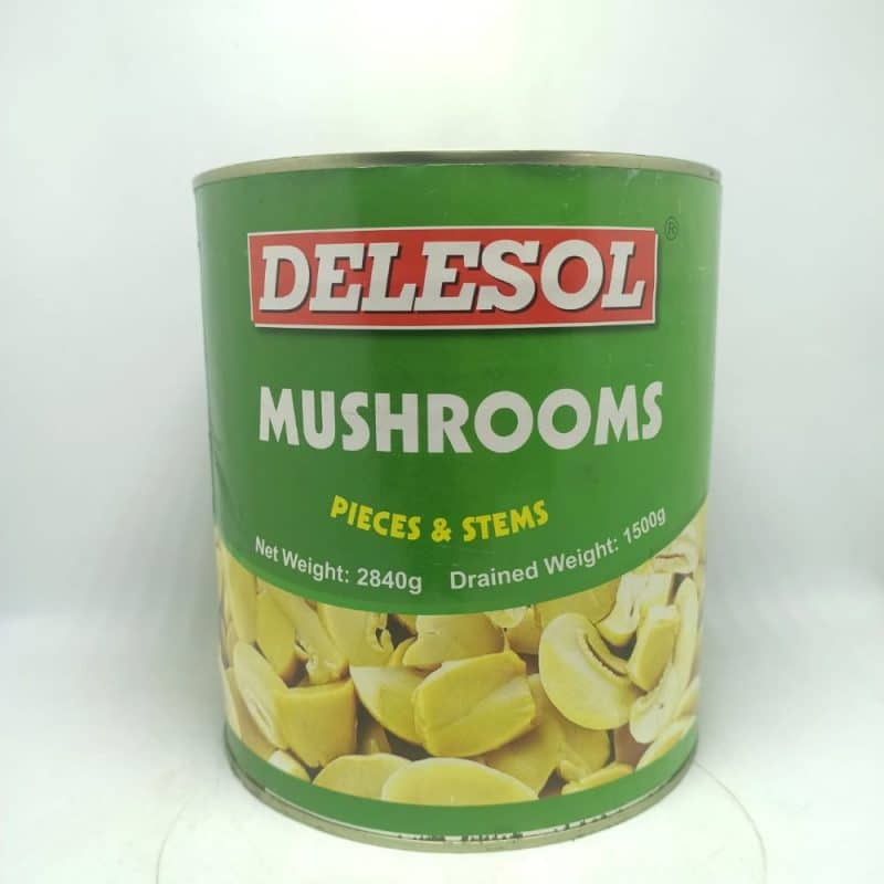 Delesol Mushrooms Slice 2840 gm | By Chefiality.pk