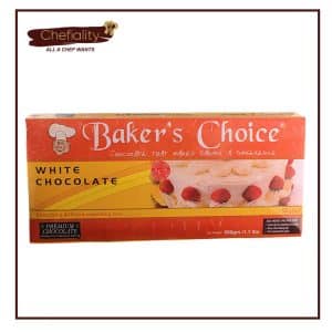 BAKER'S CHOICE CHOCOLATE WHITE (500GM)