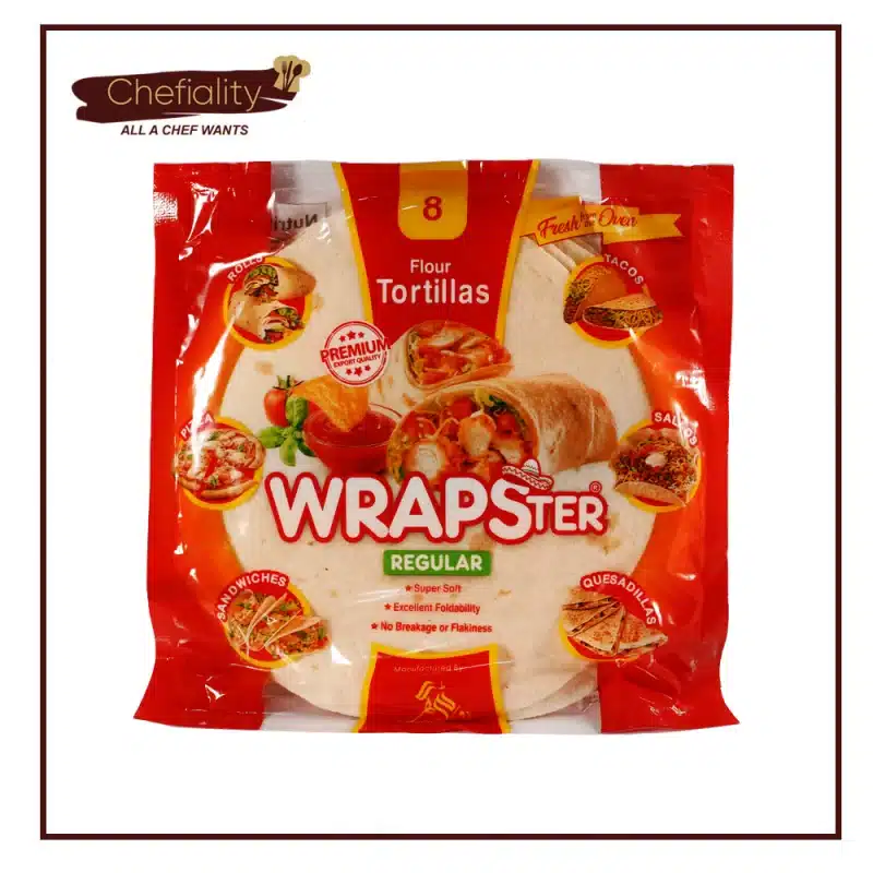Wrapster Premium Regular Tortillas 8 Piece