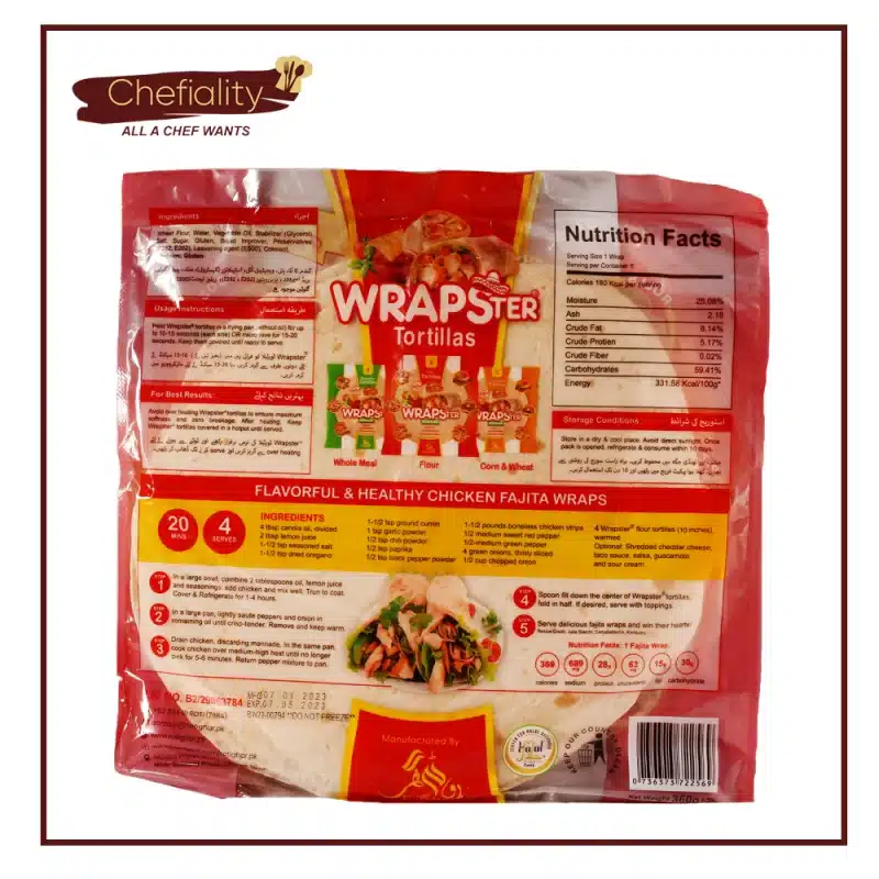 Wrapster Tortilla Big Wraps 5Pcs