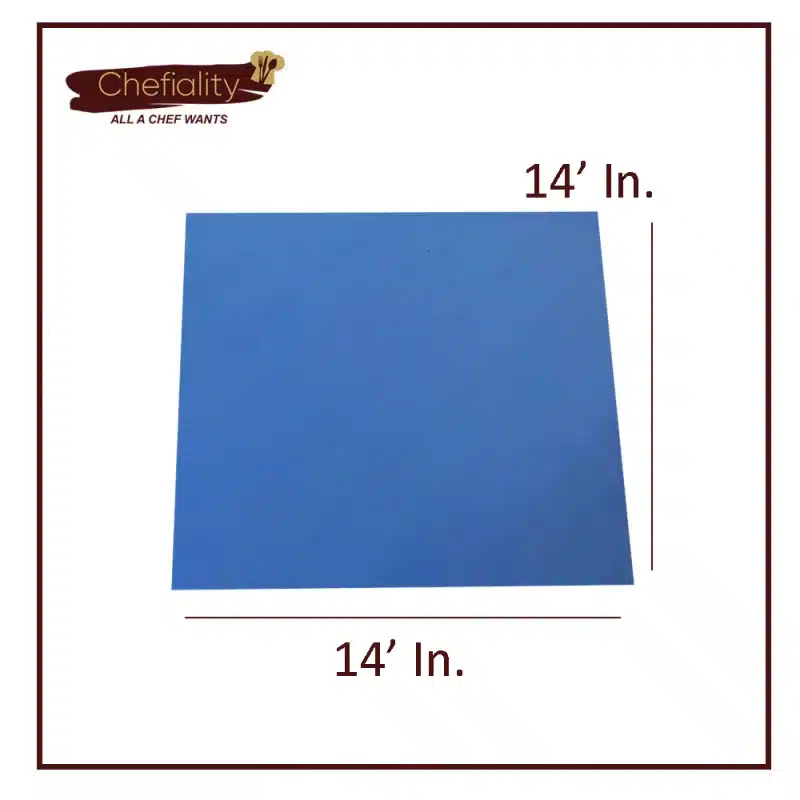 Cake Base Lasani 14x14 Blue Square