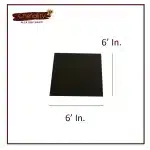 Cake Base Lasani 6x6 Black Square