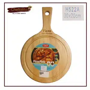 Wooden Pizza Plate 30cm X 20cm