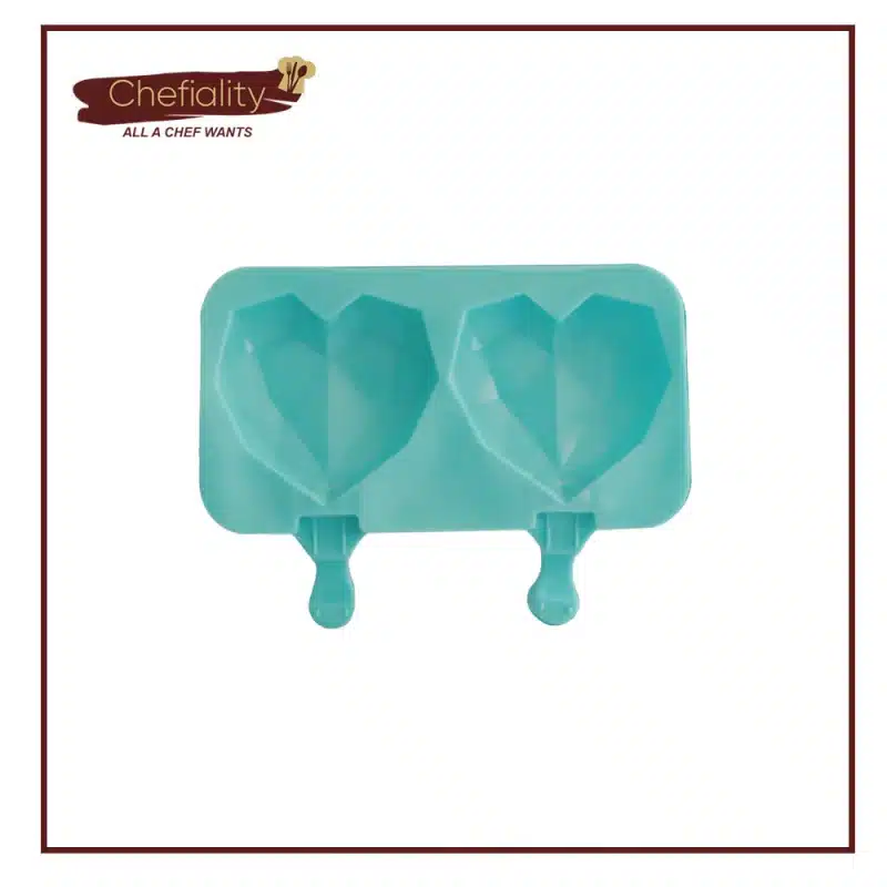 Popsicle Heart Mold 2 Pc's