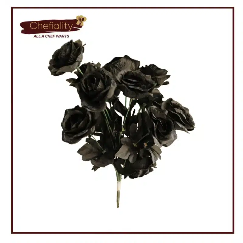 Artificial Flower ( Black Rose )