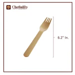 Wooden Fork 100 Pc's