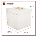 Cake Box Brown 10x10x10