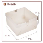 Cake Box 8 x 8 x 5 ( TP Lid )