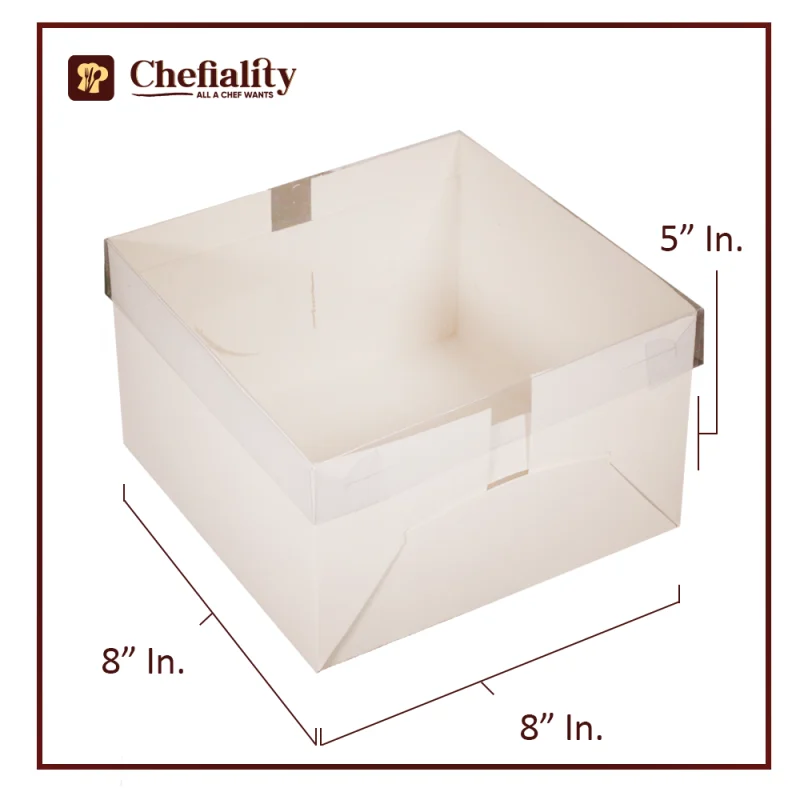 Cake Box 8 x 8 x 5 ( TP Lid )