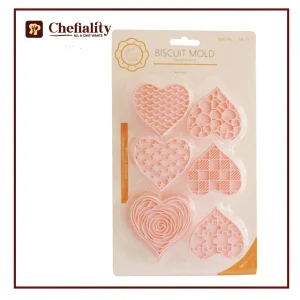 Cookie Cutter Heart 6 Pc's