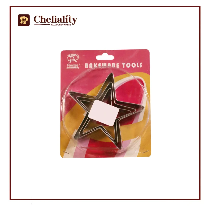 Cookie Cutter Star 3 Pc's Set