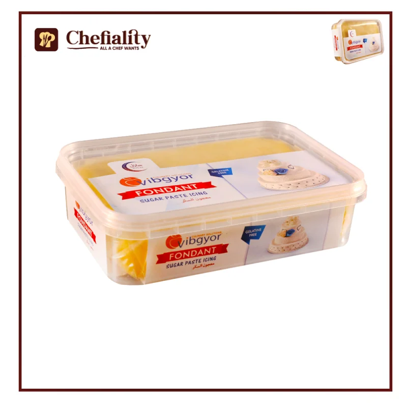 Vibgyor Yellow Fondant 1Kg