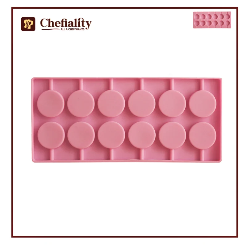 Silicone Lollypop Mold 12 Cavity