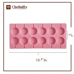 Silicone Lollypop Mold 12 Cavity