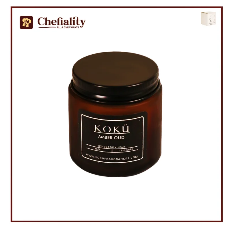 Kokü Candle Amber Oud 3.6 Oz