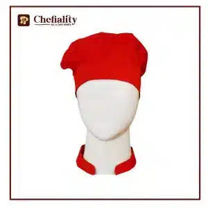 Chef Cap Cotton Red