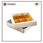 Brownie Box 9 Portion White