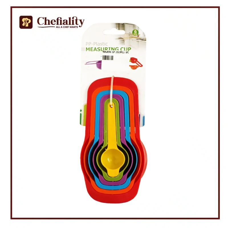 Measuring Cup Colorful 6 Pc's