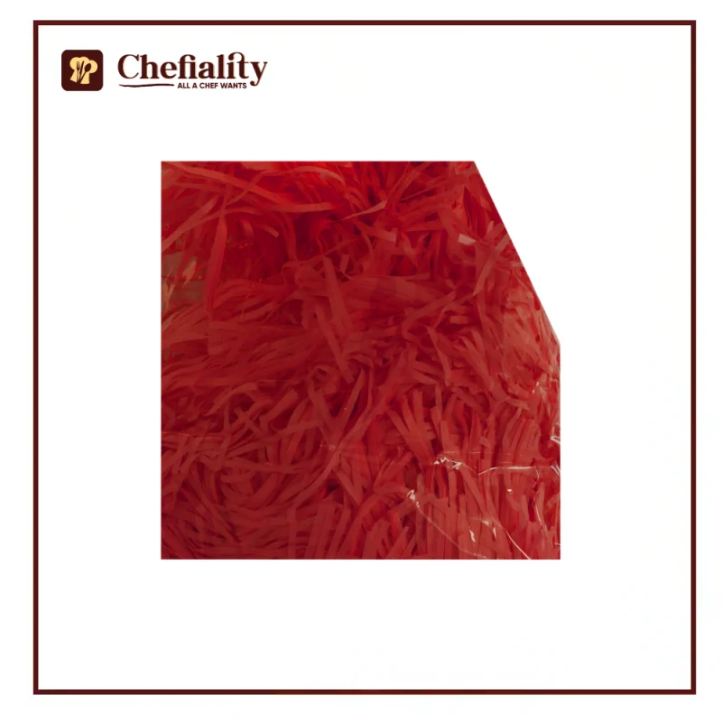 Shredded Paper Dark Red