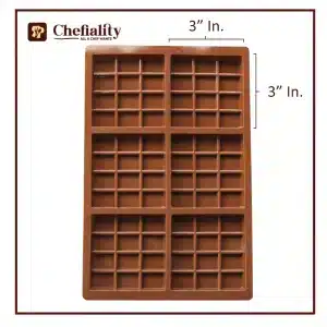 Silicone Choc Block Mold Square