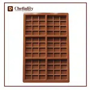 Silicone Choc Block Mold Square