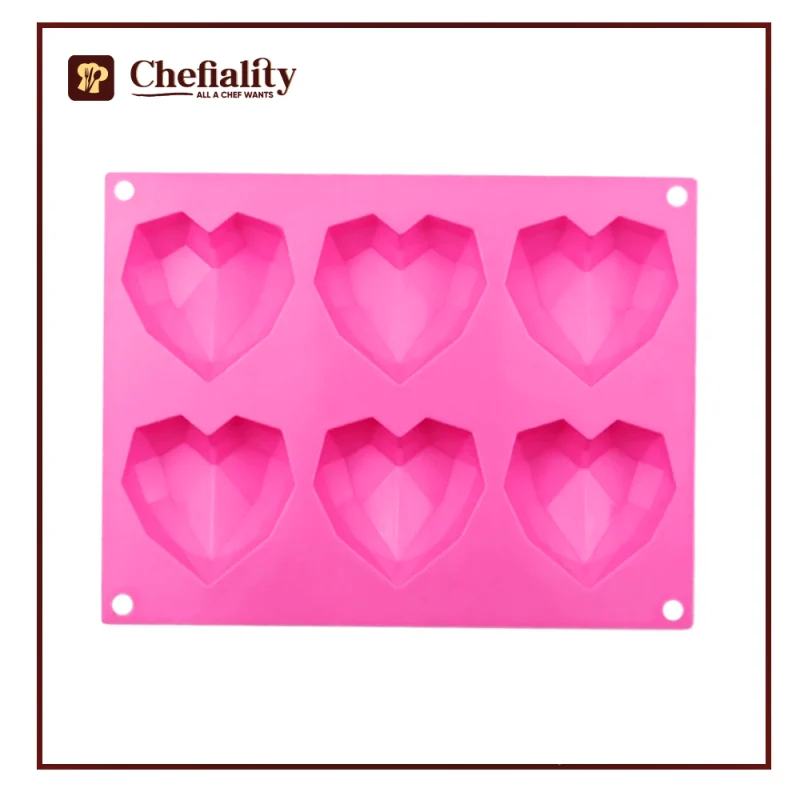 6 Cavity Heart Mold