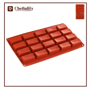 Silicone Choco Block Mold 20 Cavity