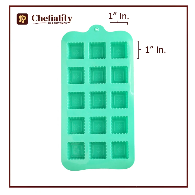 Silicone Choco Cubes Mold 15 Cavity