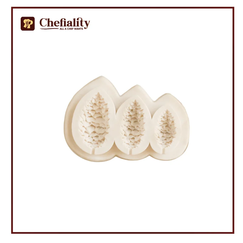 Silicone Leaf Mold 3 Cavity