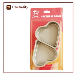 Cake Mold Heart 6 Pc's