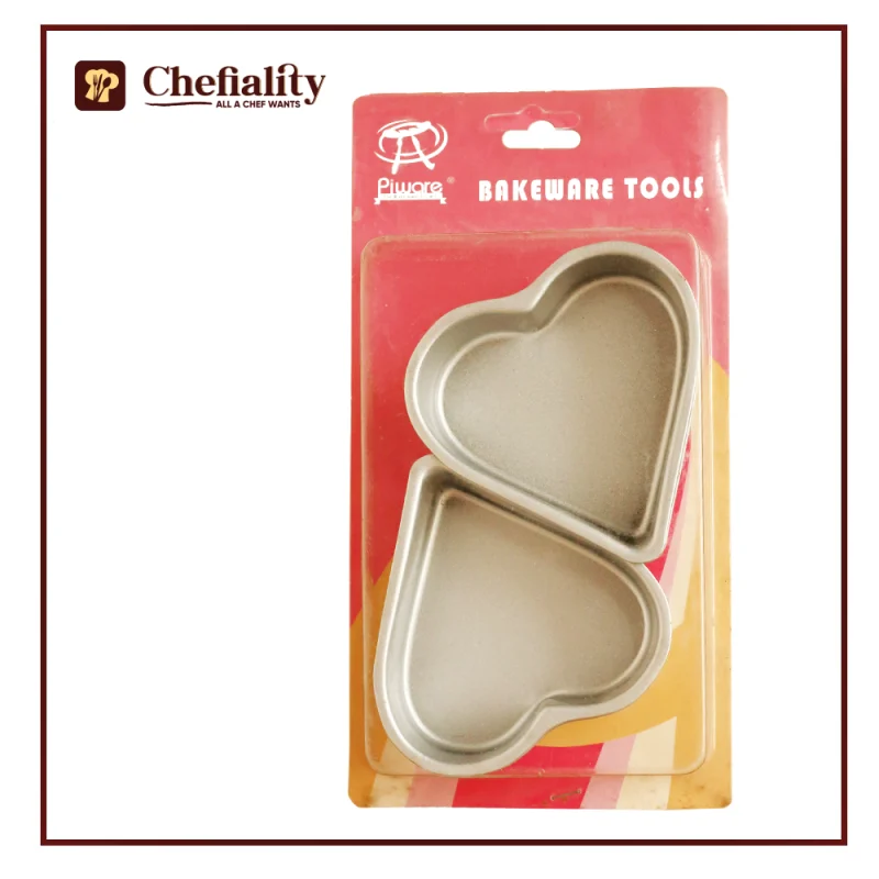 Cake Mold Heart 6 Pc's