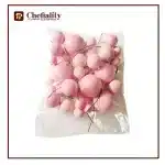 Faux Balls Pink 20 Pc's