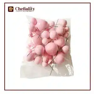 Faux Balls Pink 20 Pc's