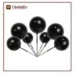 Faux Balls Black 20 Pc's