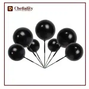 Faux Balls Black 20 Pc's