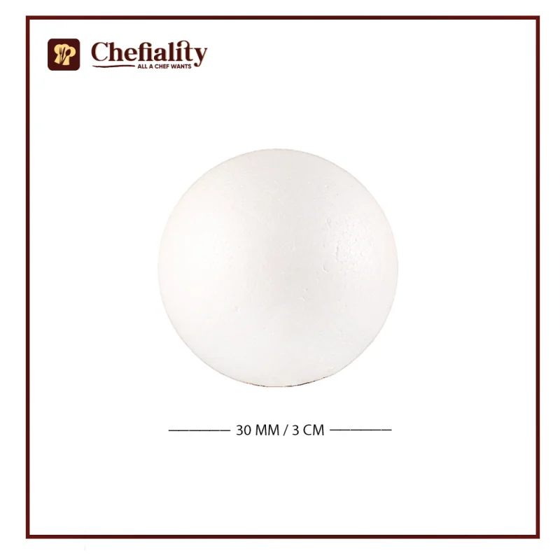 Styrofoam Ball 30mm 12 Pc's