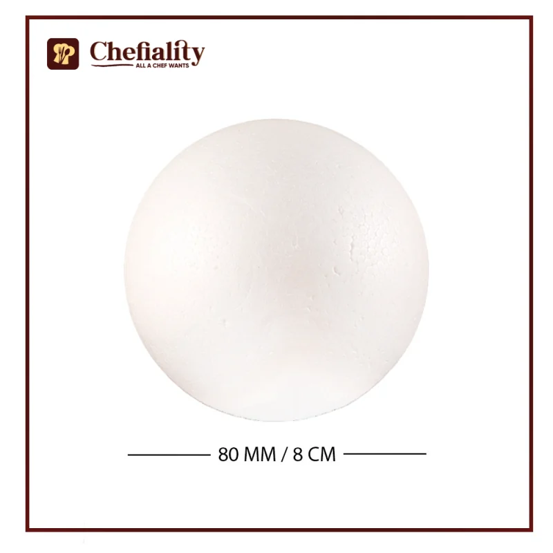 Styrofoam Ball 80mm 3 Pc's