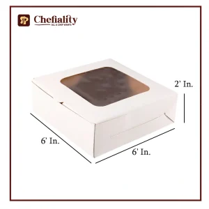 Brownie Box 6x6x2