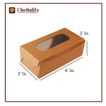 Brownie Box 6x3x2