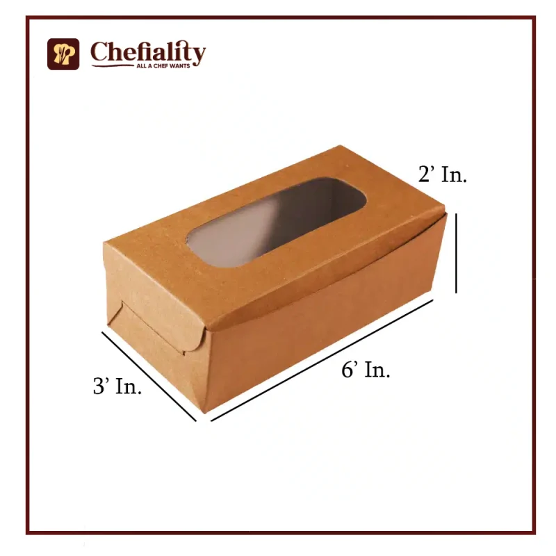 Brownie Box 6x3x2