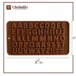Silicone Alphabet Choc Mold