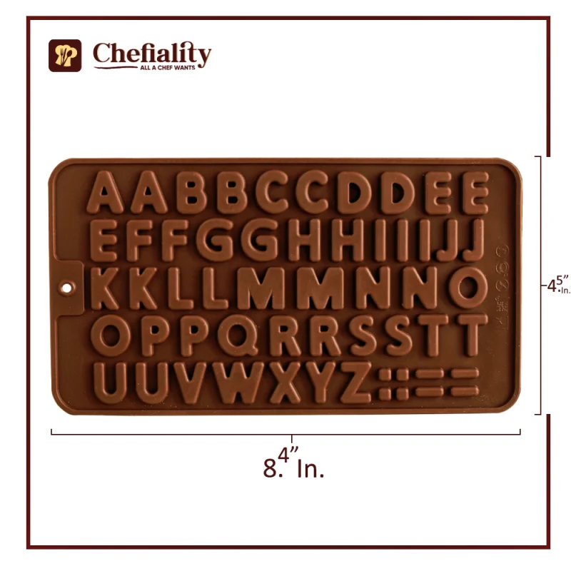 Silicone Alphabet Choc Mold
