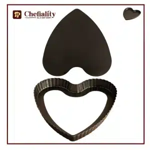 Tart Pan Non Stick Heart 9"
