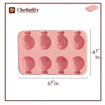 Silicone Lollypop Mold 8 Cavity